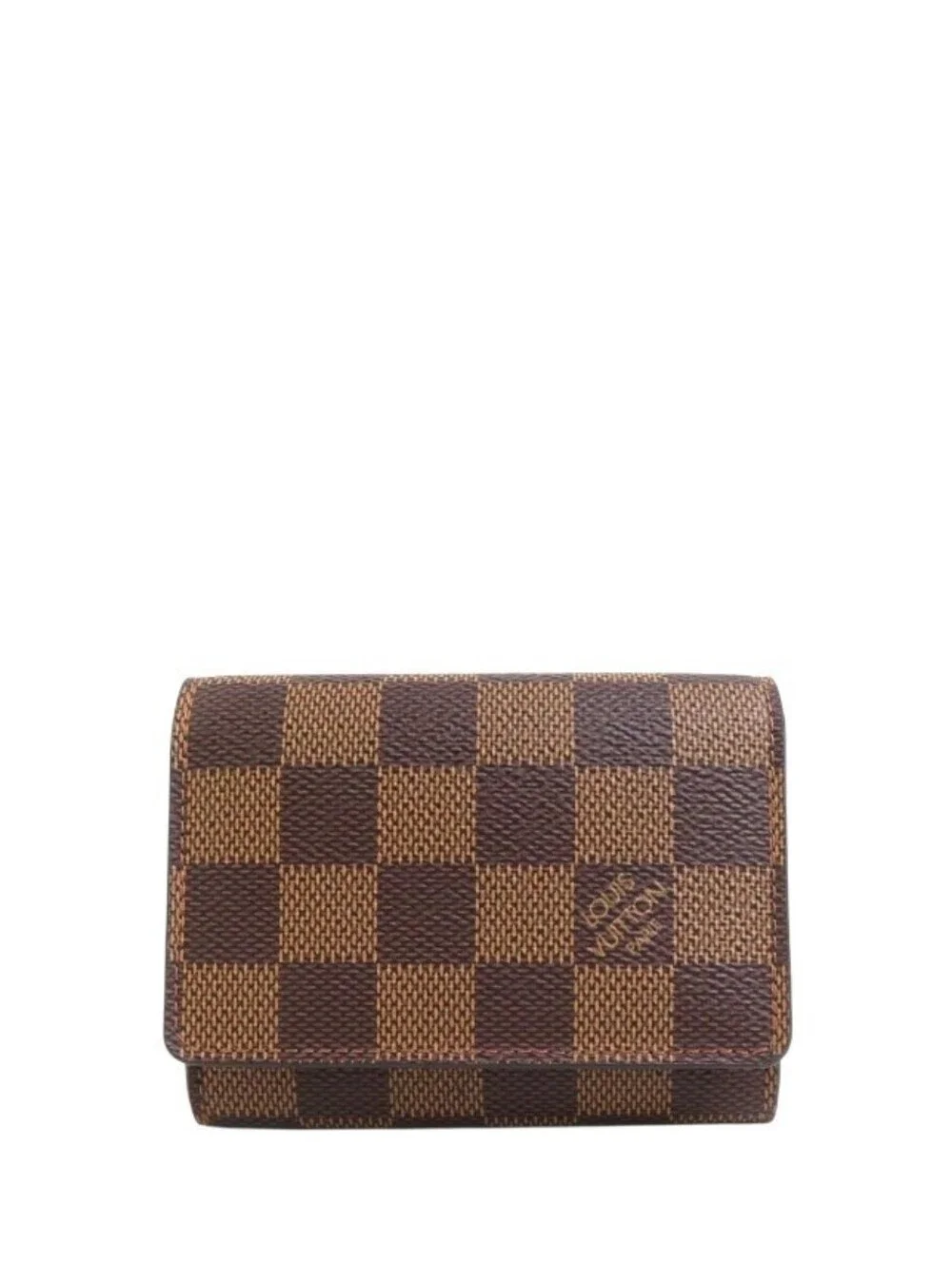 Like New!!! Louis Vuitton Damier Ebene Envelope Card Holder CASE